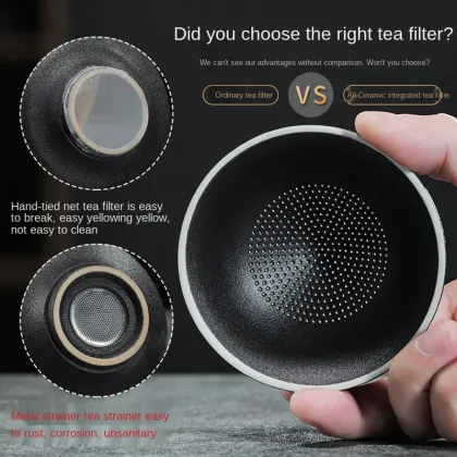Ceramic Tea Strainer for Kung Fu Tea Sets