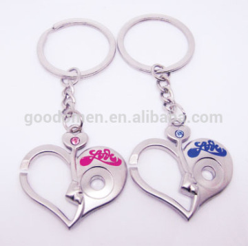 Heart Keychain & Keyring - Broken Two Piece Love Charm