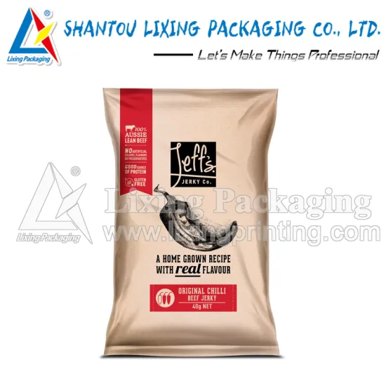 LIXING PACKAGING fast food paper packaging bag