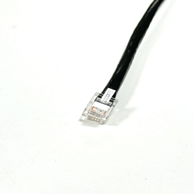 RJ45 8P8C to RJ12 6P6C Custom Ethernet Communication Cable Length 1070mm