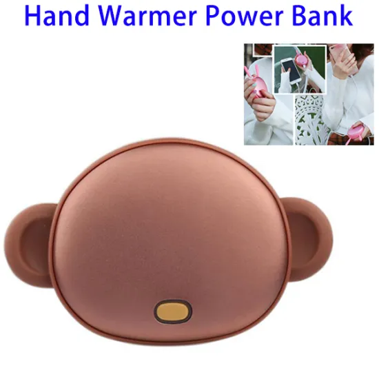 Rechargeable Hand Warmer Power Bank 2600mAh Gift, Hand Warmer Power Supply for Winter
