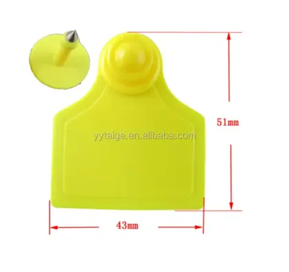 TPU Livestock Ear Tag for Pig/Sheep/Goat/Cattle ID Tracking Management