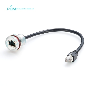 Cavo di estensione Ethernet CAT6 in alluminio: monte da maschio a femmina rotondo per mobile e reti di telaio