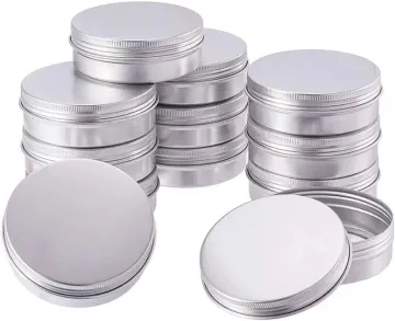 Rust proof metal tin 100g for candle jars