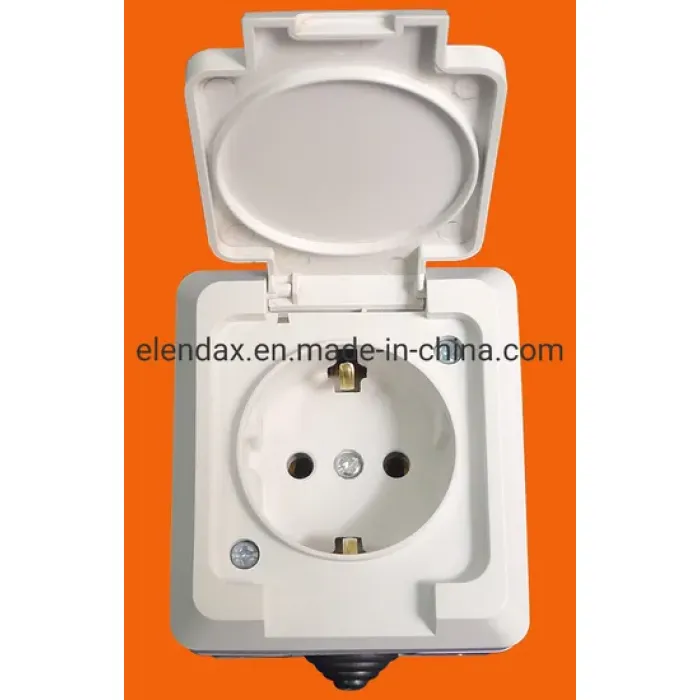 Soket Listrik Dinding IP44 Standar Eropa (S5511)