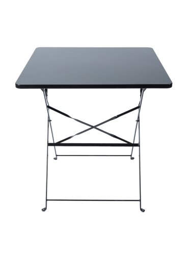 Table Carrée Pliante En Métal 70cm