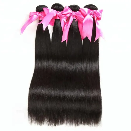 Unprocessed Peruvian Human Virgin Straight Hair Weft Extensions Uk