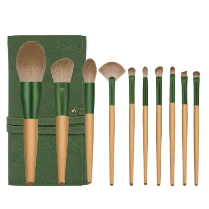 Green radish makeup brush set lipstick brush makeup