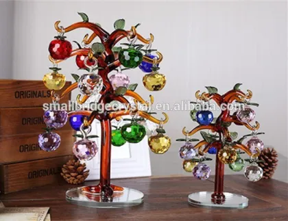 Wholesale Crystal Apple Tree for Home Decoration