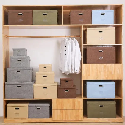 High-Quality Oxford Fabric Collapsible Storage Boxes and Bins: Perfect Home and Closet Organizers