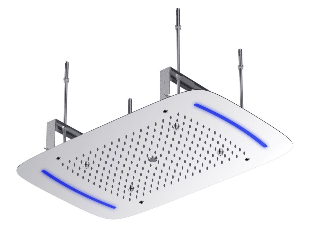 رأس دش LED متعدد الوظائف لسقف الحمام