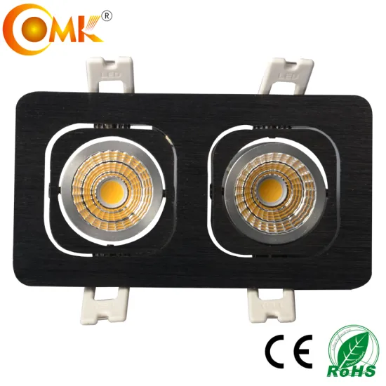 2*5W COB led grille light with dimmable driver