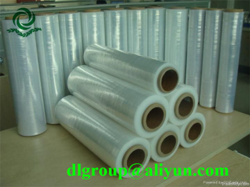 Wrapping film, LLDPE film jumbo roll