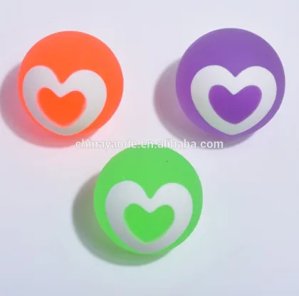 Rubber bouncing balls toy/printed bouncy balls