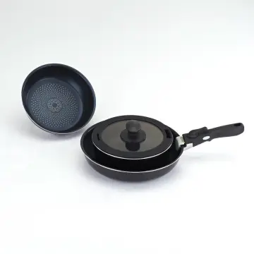Aluminium non-stick Cookware Set Detachable handle high profile  household WOK pan Set