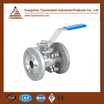 Tysonmech hot sale stainless steel 2-PC flange type ball cock valve