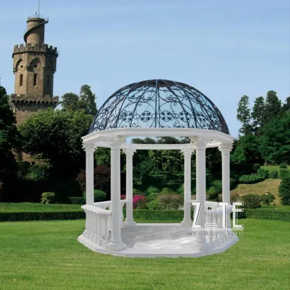 Garden Decorative nature stone gazebo for sale