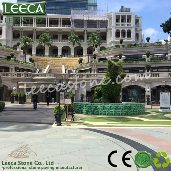 Round decorative garden stepping stone