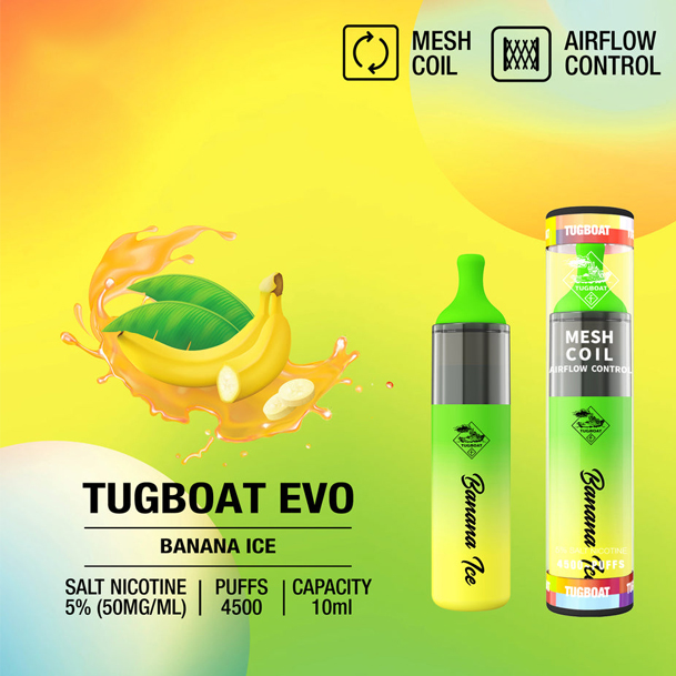 Tugboat Evo una venta caliente desechable al mercado de EE. UU.