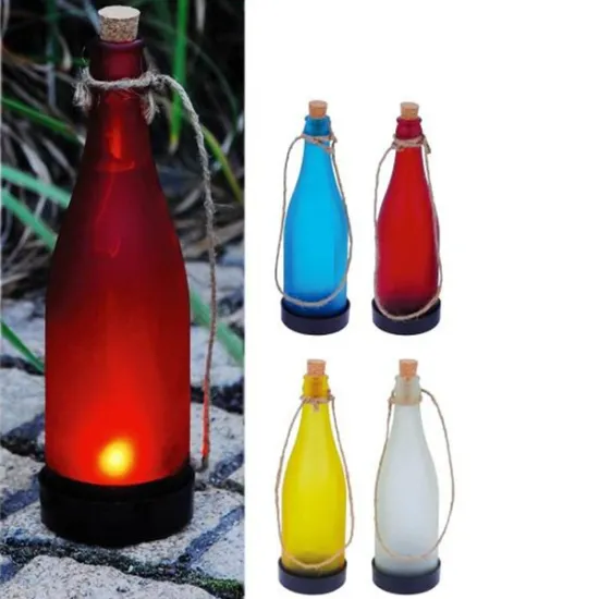Solar bottle light