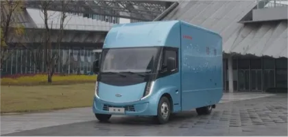 ISUZU Qingling new electric light truck EVW100 electric pickup truck is a high-speed pure electric cargo truck