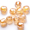 Glass Beads Handcrafted Big Hole Imitation Crystal Beads