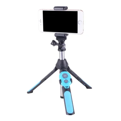 mini selfie stick with remote tripod selfie stand