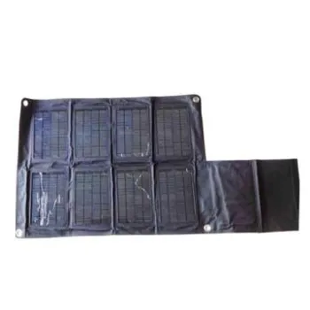 Foldable solar panel, 28 watt solar charger, highly efficient mono-crystalline solar technology