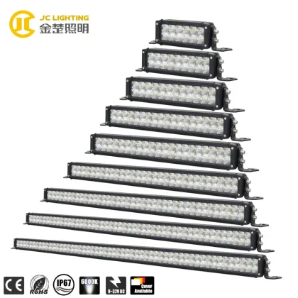 double row 20 inch Cree led driving light bars with aluminum mount housing
