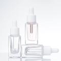 15ml qalin pastki qismli tekis kvadrat stakan tomchi idishlari