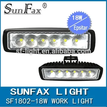6'' 18W LED work light easy installation, 18W LED Offroad Light Bar,single row led work light