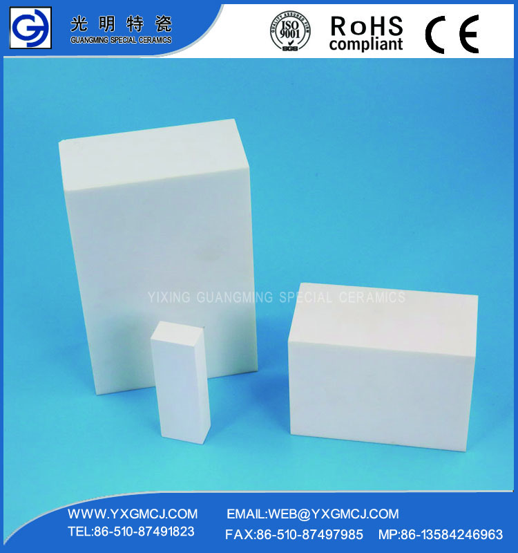 Customized Ware Resistance Ceramic ZTA Ceramic Plate Liner