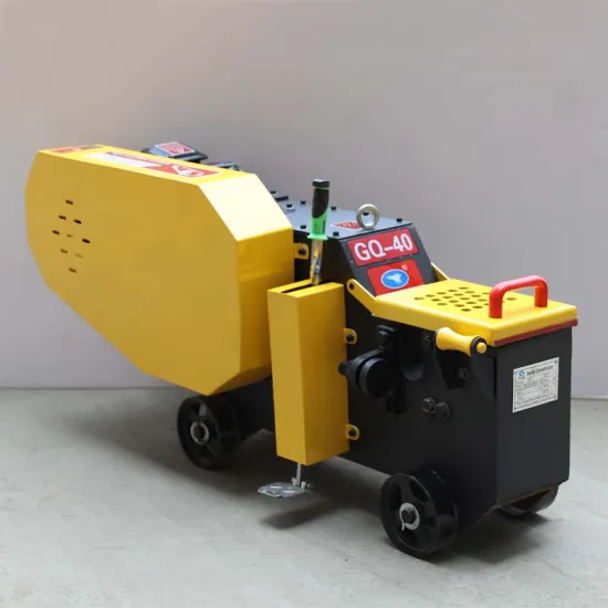 GQ 40 32mm ribbed bar cutting machine with clutch deformed bar angle iron rod portable cutting machine rebar cutter