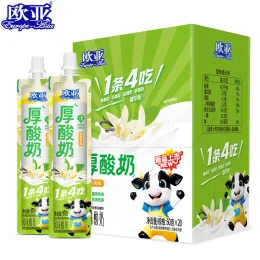 Vanilla flavored yogurt, naturally fermented milk