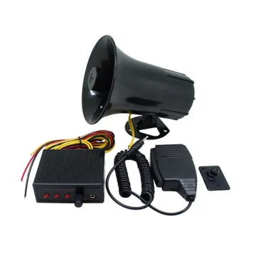 Universal 12V 50W 3-Way Siren Loudspeaker Alarm Horn with Logo