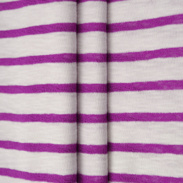Yarn Dyed Cotton Polyester CVC Rib 1*1 Fabric
