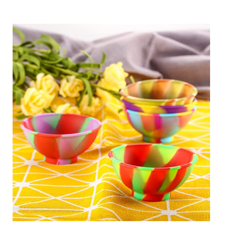 Useful Custom Multicolor Silicone Snack Fruit Bowls