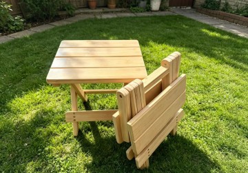 Portable Bamboo Fishing Stool for Outdoor Travel