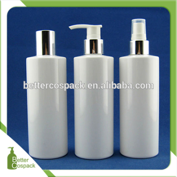cylinder PET bottle white PET bottle good quality with aluminium spary aluminium pump