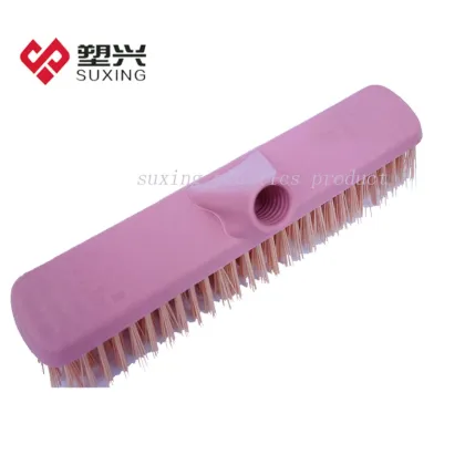 Colorful home cleaning plastic floor brush
