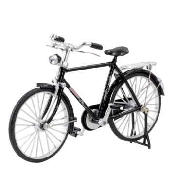 Bicicletas modelo de Diecast: Explore una colección de Miniaturas decorativas de la aleación de aleación a escala 1:10 y veintiocho barras