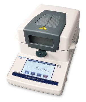 0.001g Precision Halogen Moisture Analyzer with Touch Screen and Real-time Curve