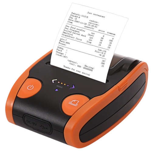 Stylish portable mobile Bluetooth printer for receipt