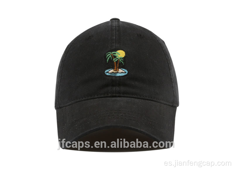 Gorra de papá de lavado de playa de verano suave