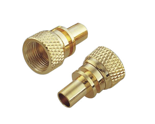 Brass Nut With Coarse Diamond Knurled