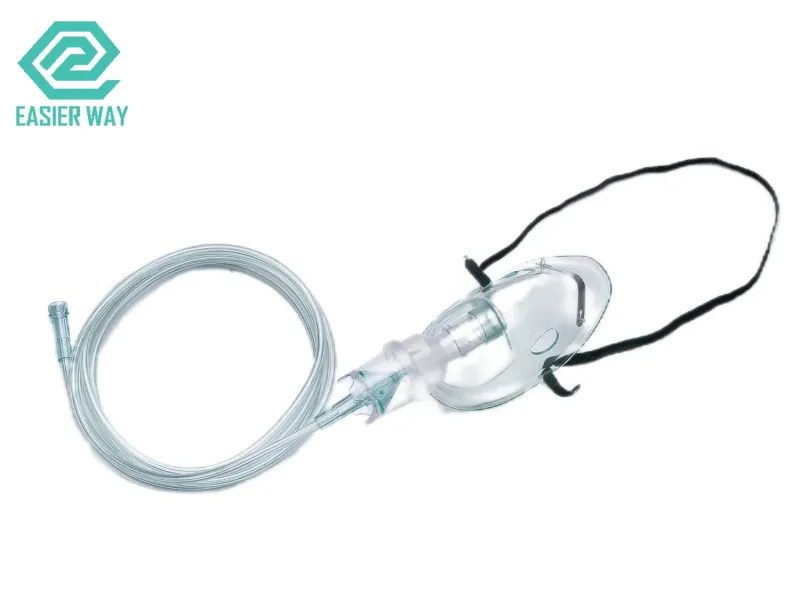 Disposable Medical PVC Oxygen Mask for Adult Use