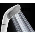 Dechlorinating water purifying white pressure rainfall hand shower water saving filter spray nozzle removable shower head