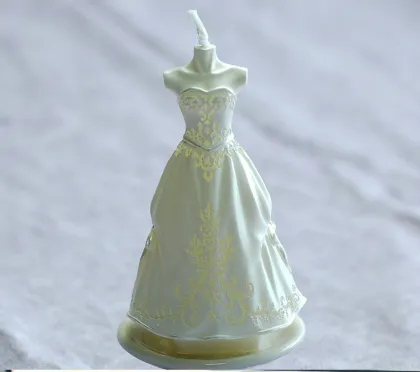 Personalized Gown White Wedding Dress Candle Wholesale