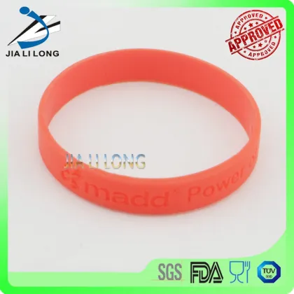 the silicone colorful silicone bracelet
