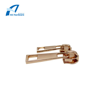 Zip Puller Hardware Bagian Ritsleting Jaket Lubang Persegi